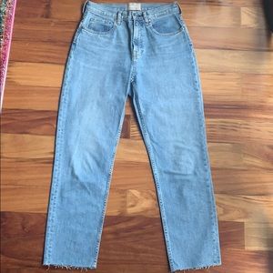 Everlane High Rise Straight Jean